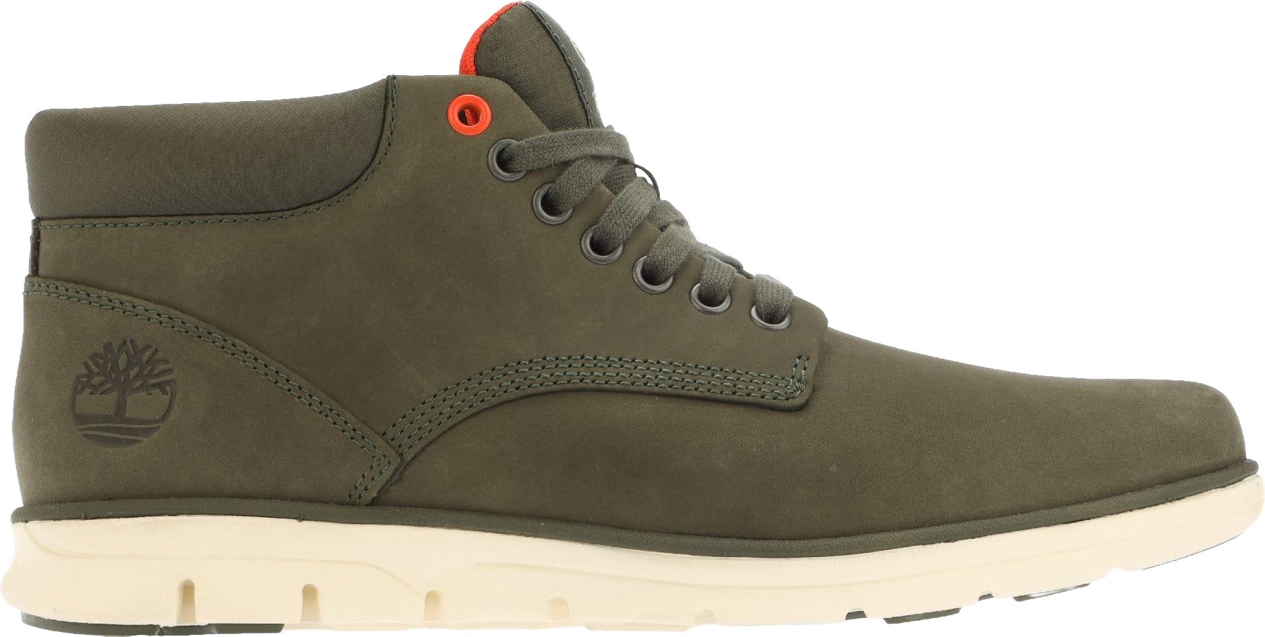 Timberland - "Bradstreet" Sneaker für Herren, Leder, Knöchelhoch (Grün)