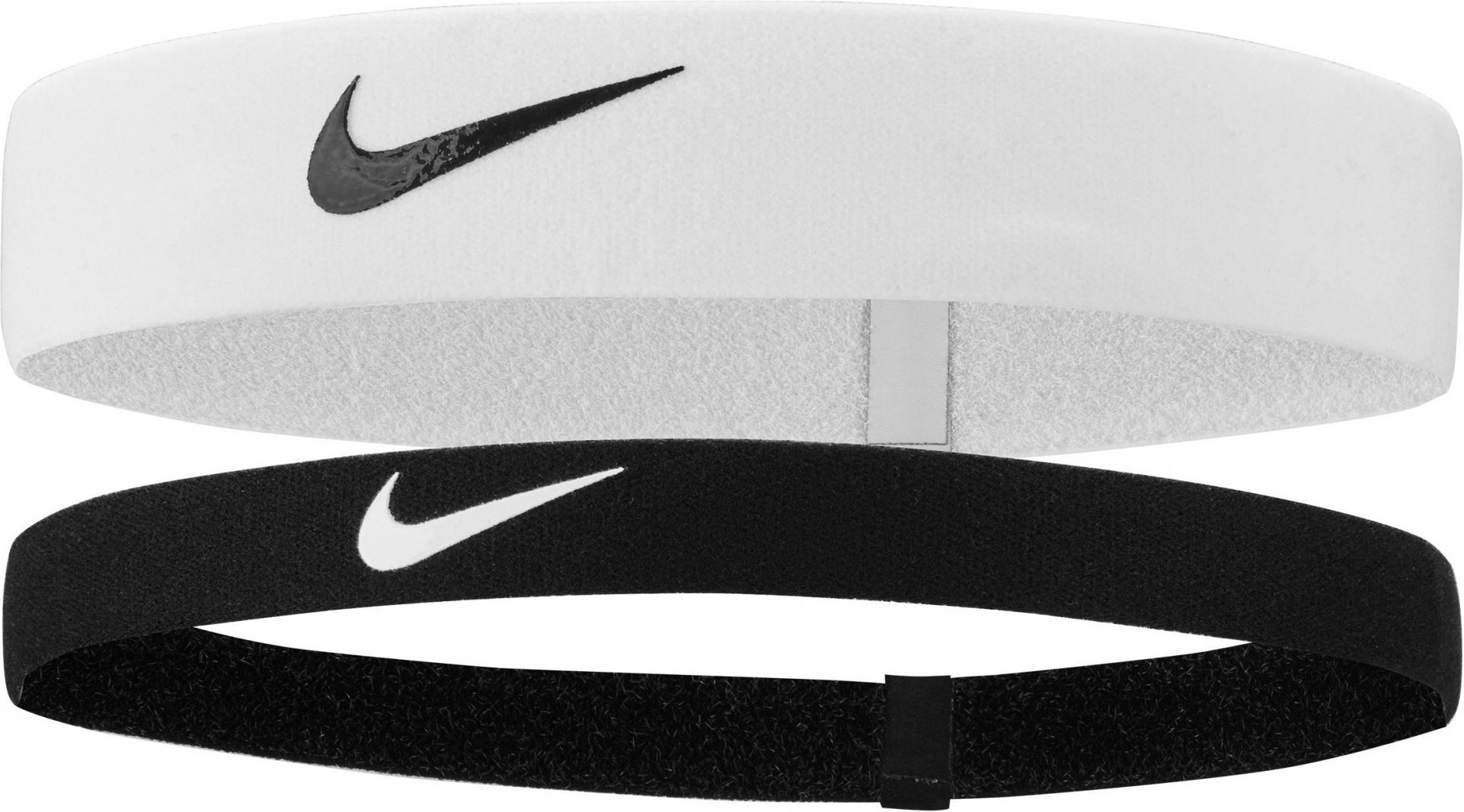 Nike - Stirnband(2er-Pack) (Schwarz/Weiß)
