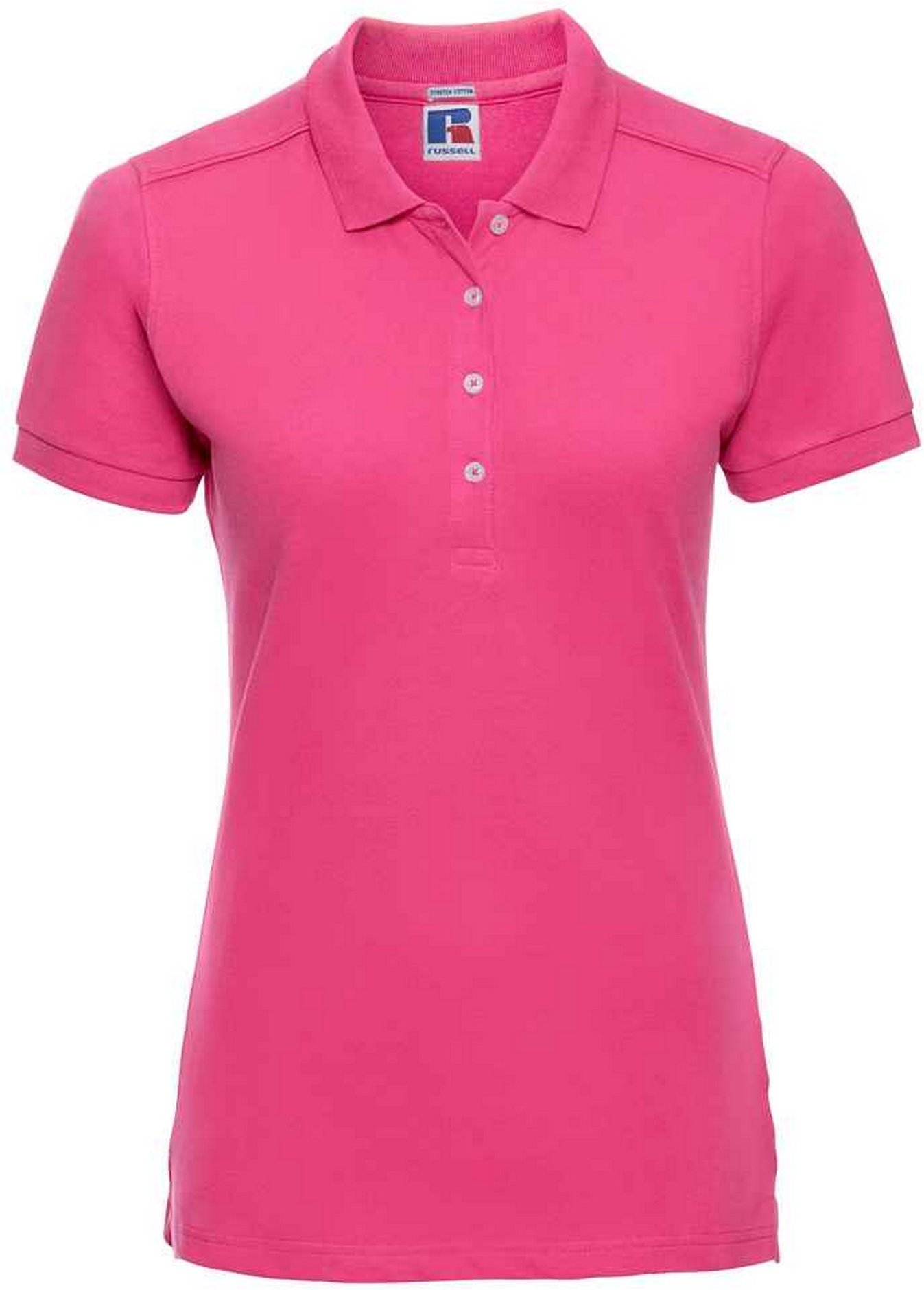 Russell - Poloshirt Stretch für Damen (Fuchsie)