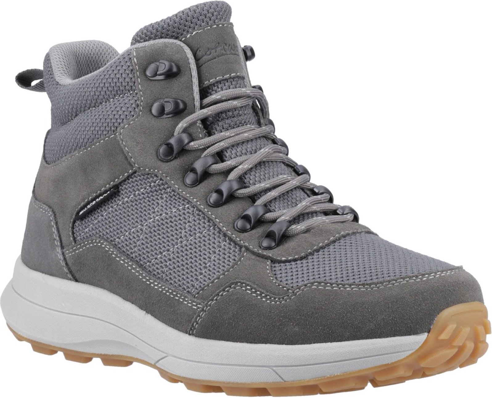 Cotswold Oddington Wildleder-Mesh Herren Graue Wanderschuhe