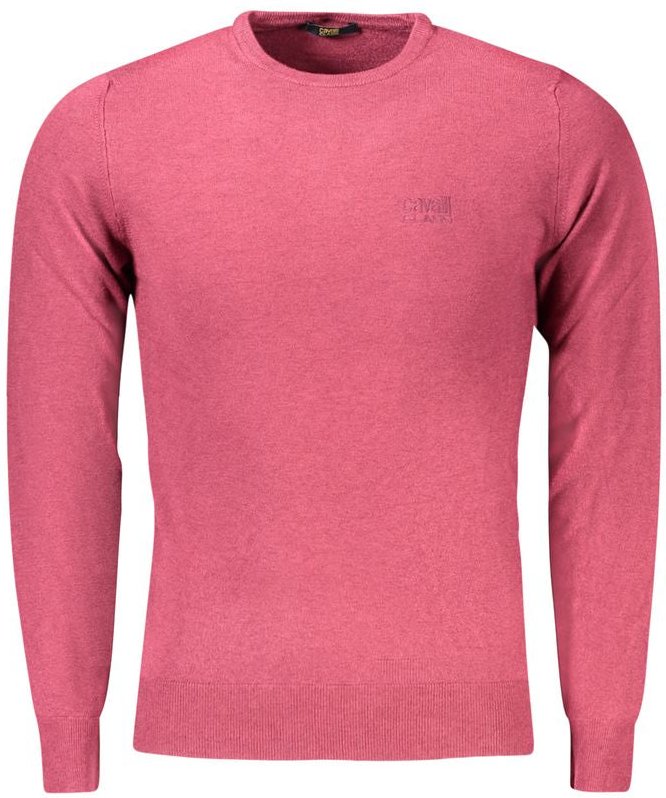 Cavalli Class Rosso Viskose Herrenpullover