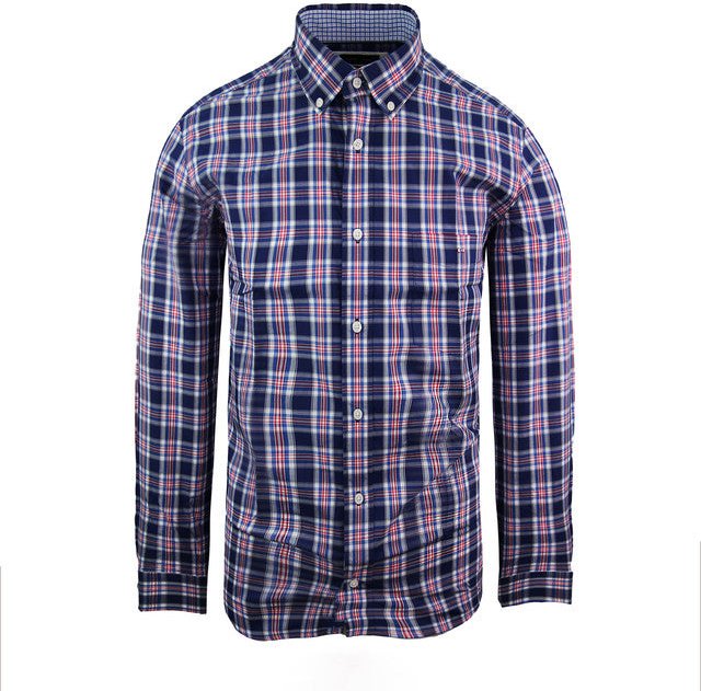 Eden Park Paris Regular Herren-Oxfordhemd in Blau