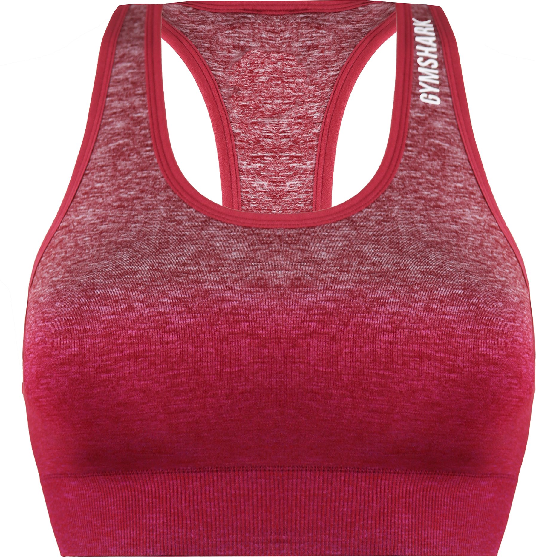 Gymshark nahtloser Frauen Ombre Burgund Sport Bra