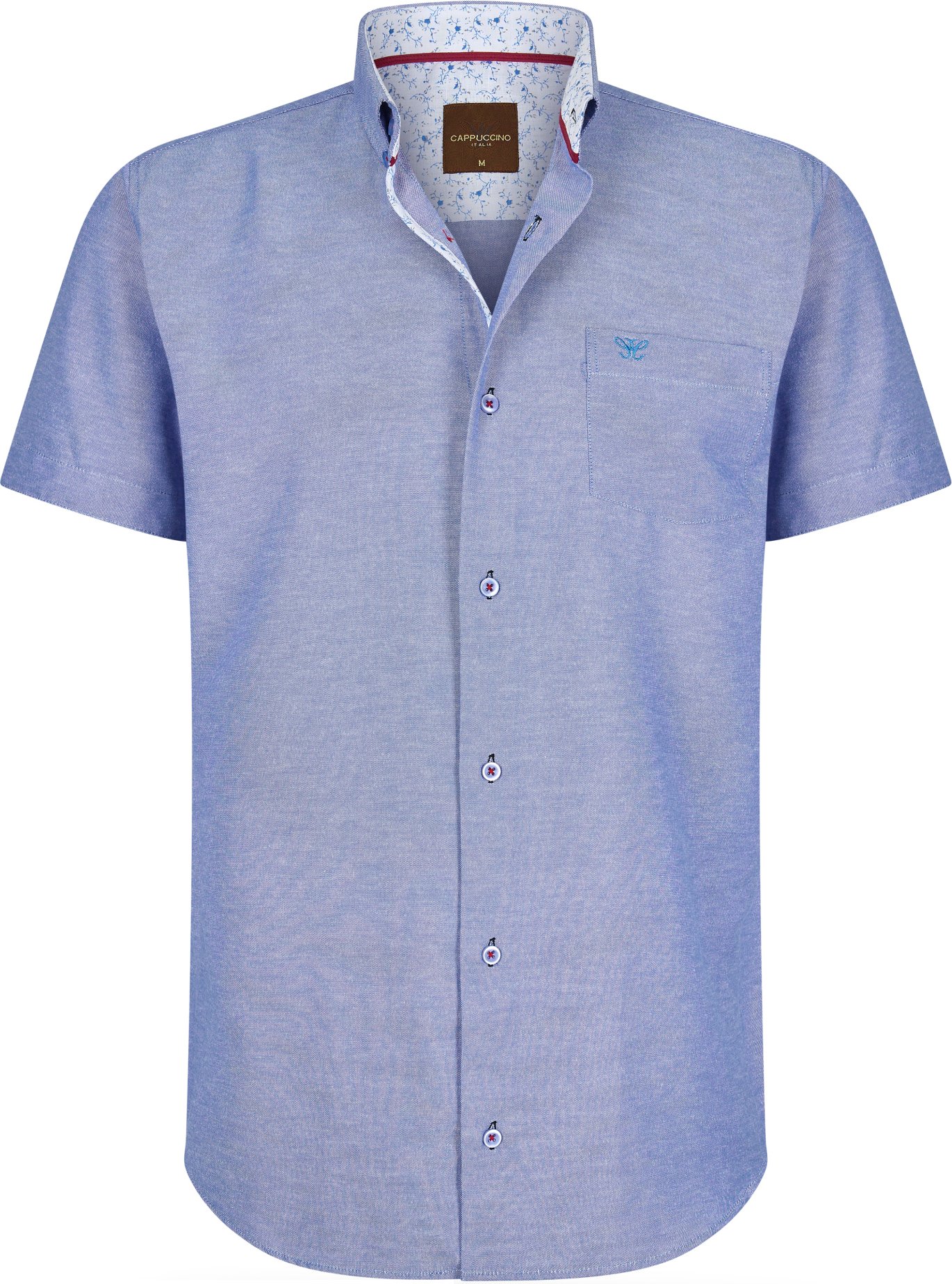 Korte Mouw Royal von Cappuccino Italia in der farbe Blau und in größe S.