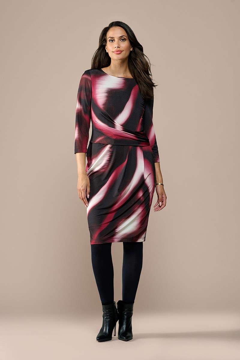 Eloise Printkleid Rosa / Mehrfarbig