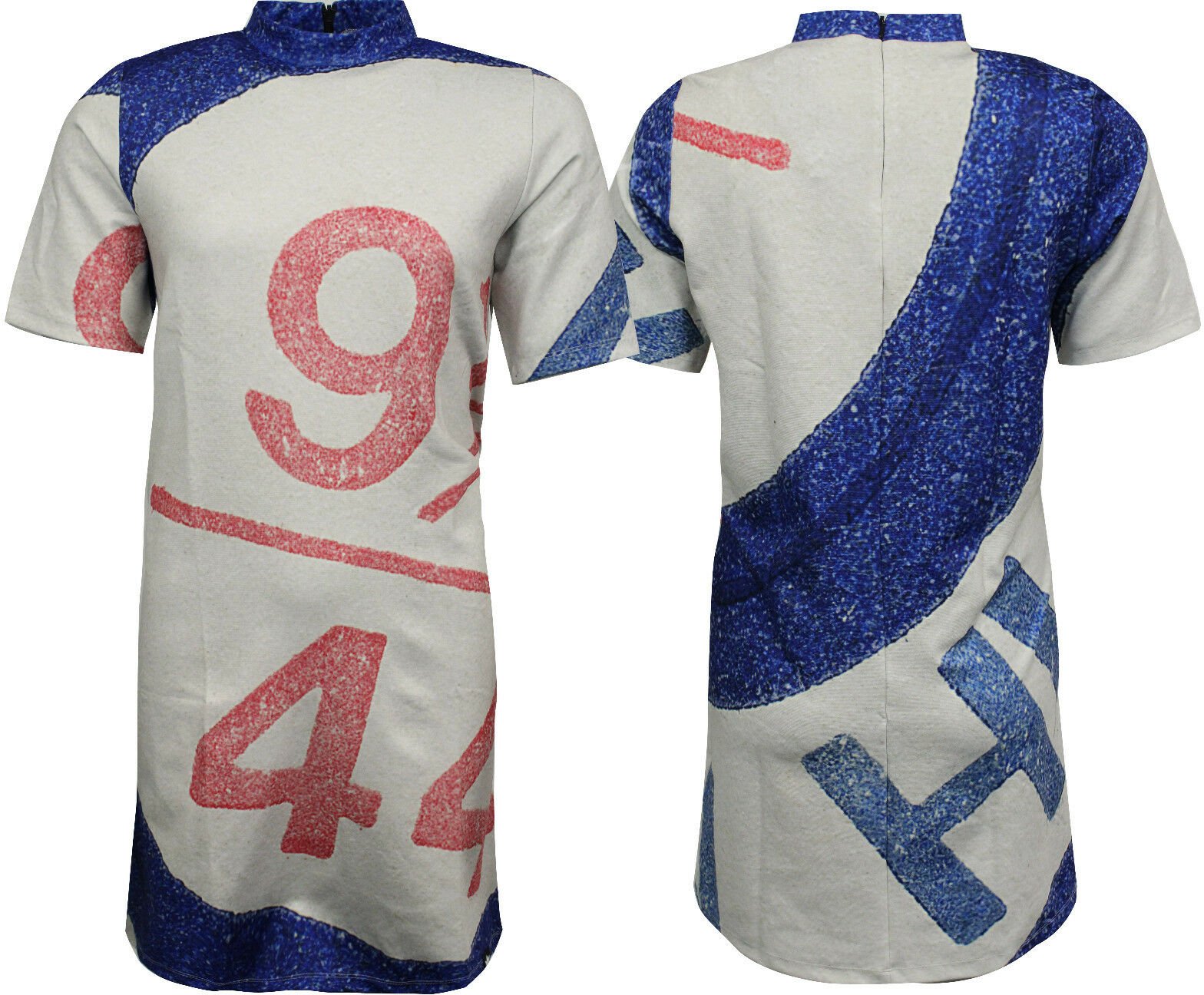 Adidas kollektive Erinnerungen Frauen weißes T-Shirt Kleid