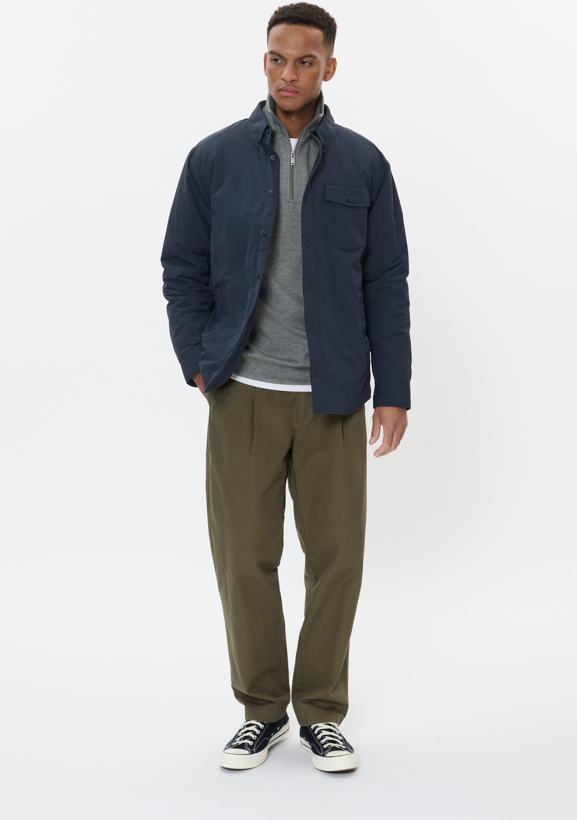 Overshirts MAcowick Gerade Passform dark navy