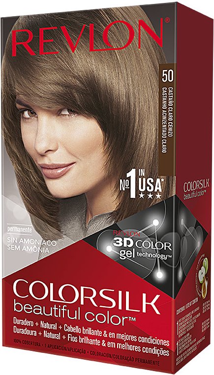 Thumbnail - Colorsilk Tinte #50-castaño Claro Cenizo