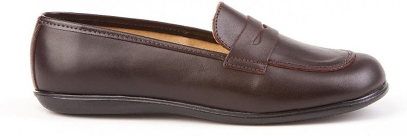 Schulmokassins aus Leder