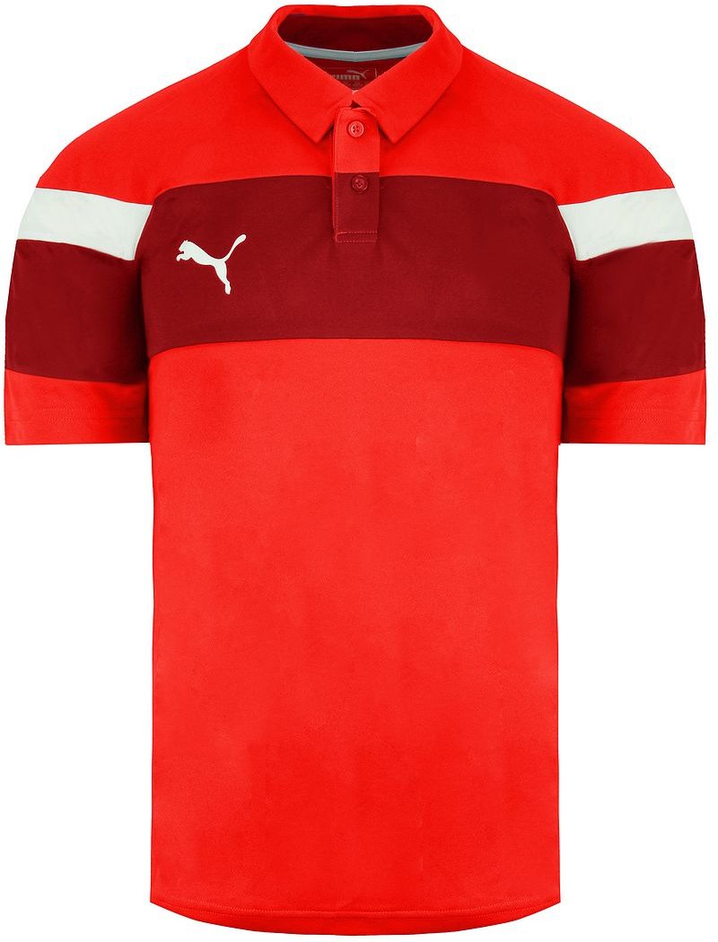 Thumbnail - Puma Spirit II Herren Red Polo -Hemd