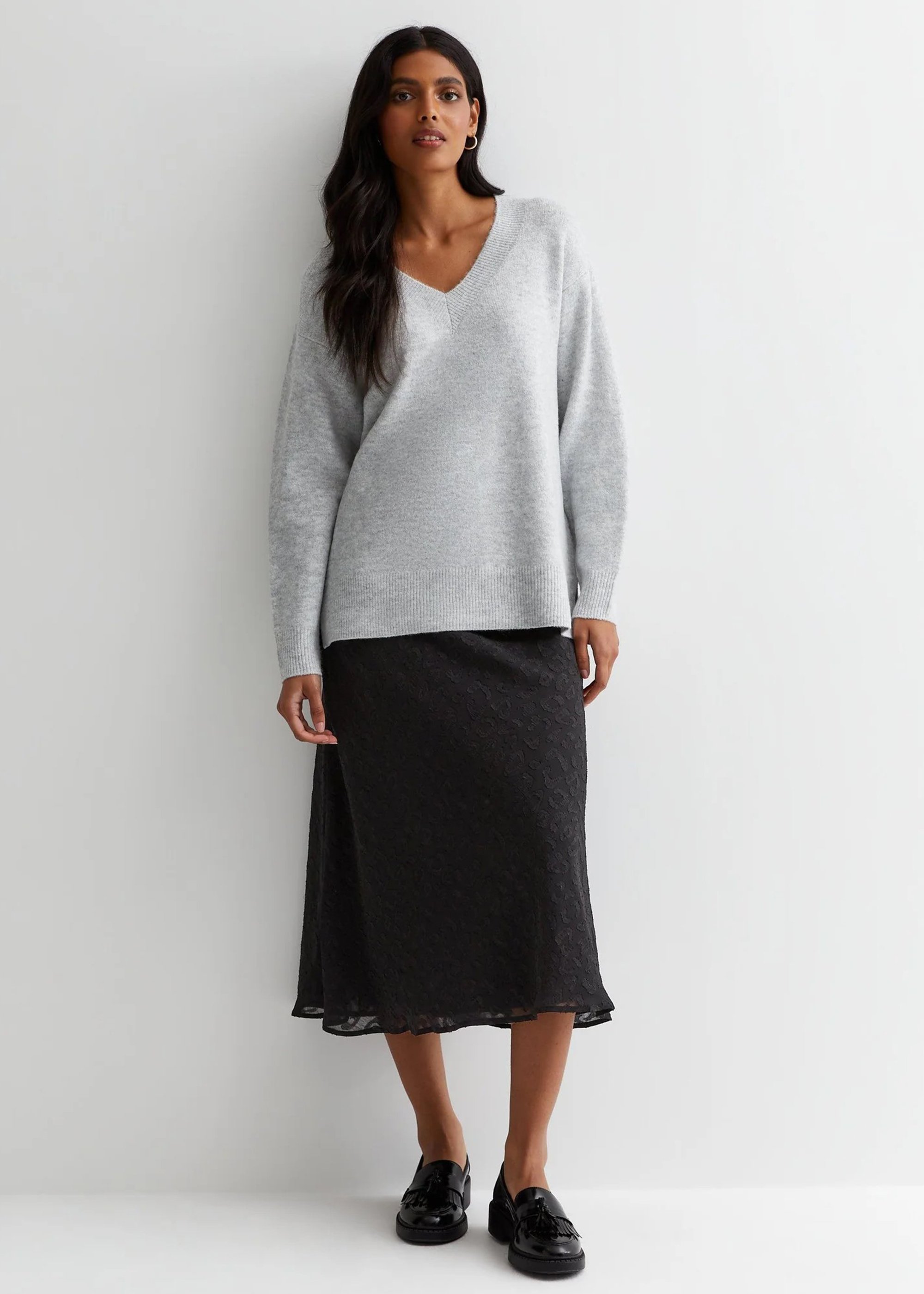 Jacquard-Midirock mit Tiermuster