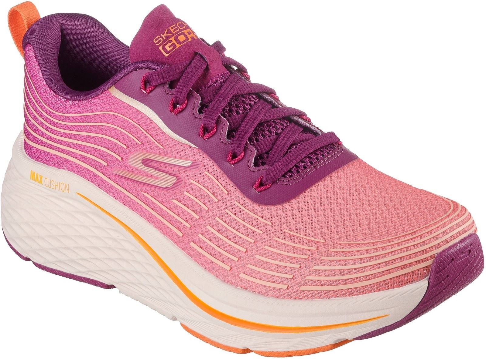Thumbnail - Skechers Performance Max Cushioning Elite 2.0 Alaura Damen Sneaker In Himbeerfarbe