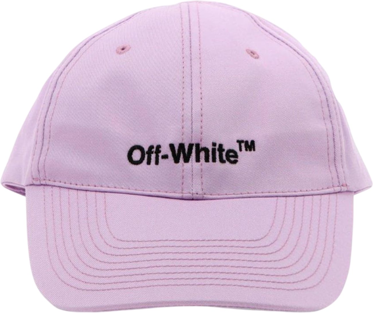 Off White - "Helvetica" Baseball-Mütze (Flieder)