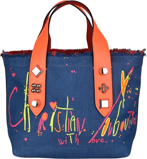 Christian Louboutin Kleine Tote Bag Frangibus Blau