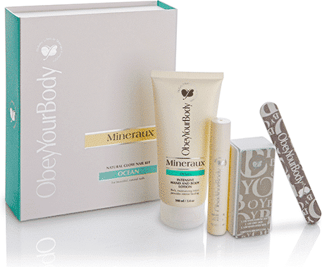 Natürlich Glänzendes Nagelset - Ozean