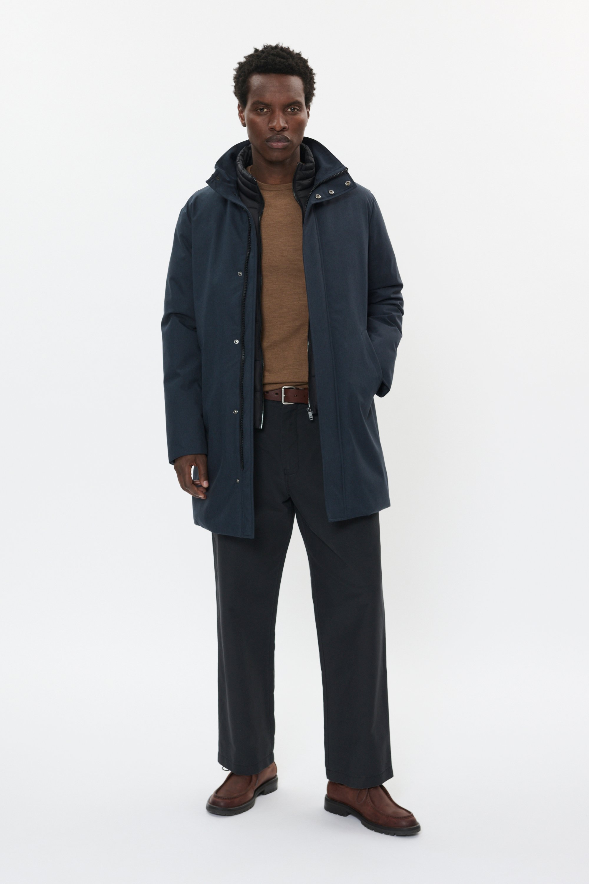 Jacke MAharvey Gerade Passform dark navy