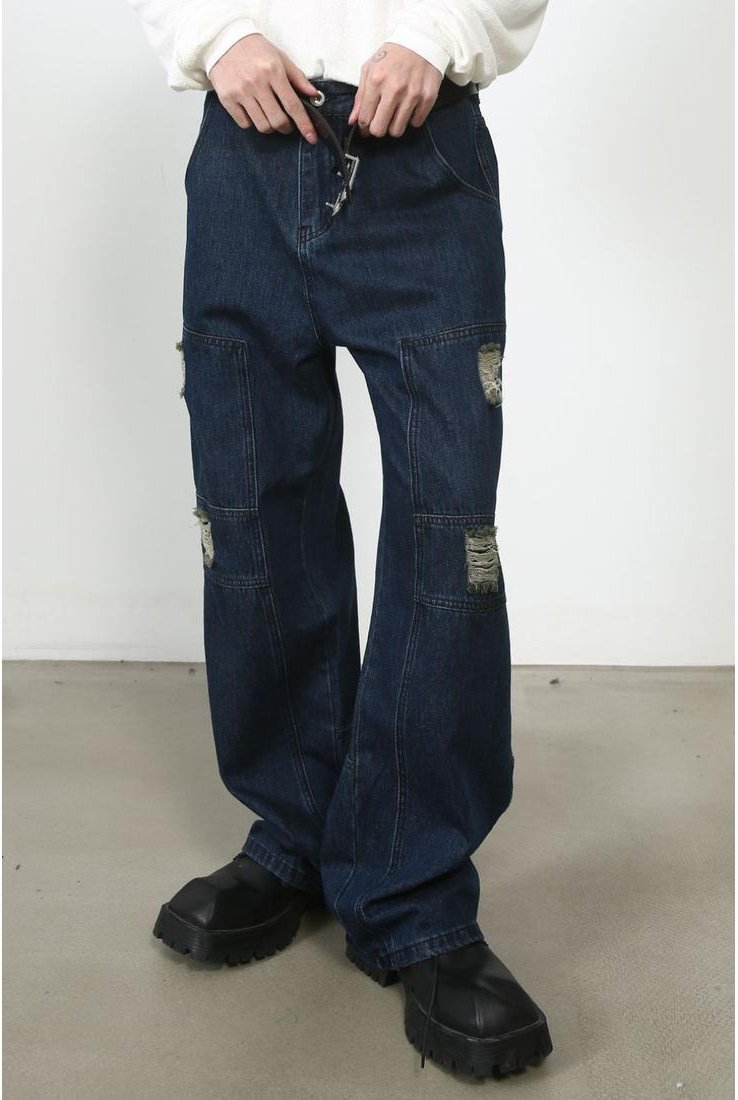 Thumbnail - Distressed Jeans mit Taschen
