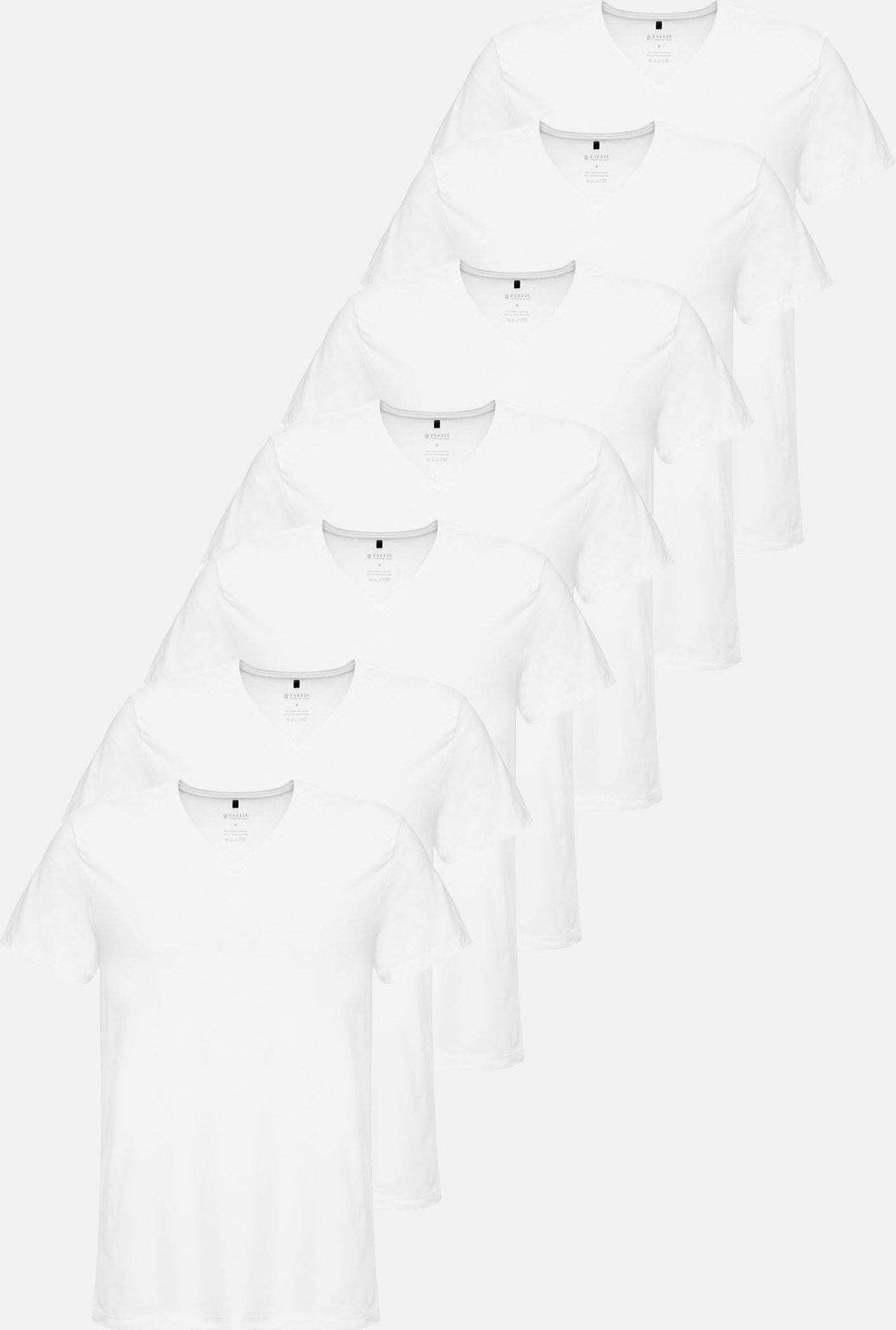 Thumbnail - Tazzio Herren T-Shirt V-Ausschnitt 7er-Pack