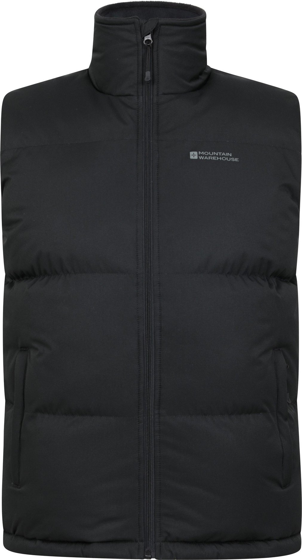 Mountain Warehouse Herren Rock gepolstert Gilet (schwarz)