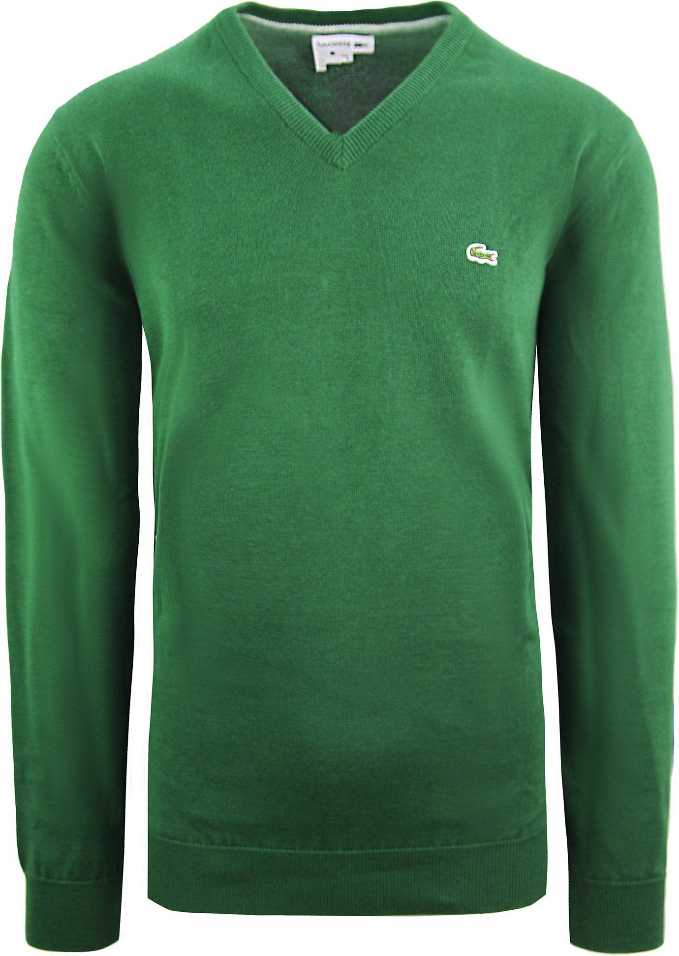 Lacoste -Baumwollmenschengrün -Pullover