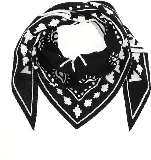 Dreieckstuch mit Paisleymuster in Schwarz