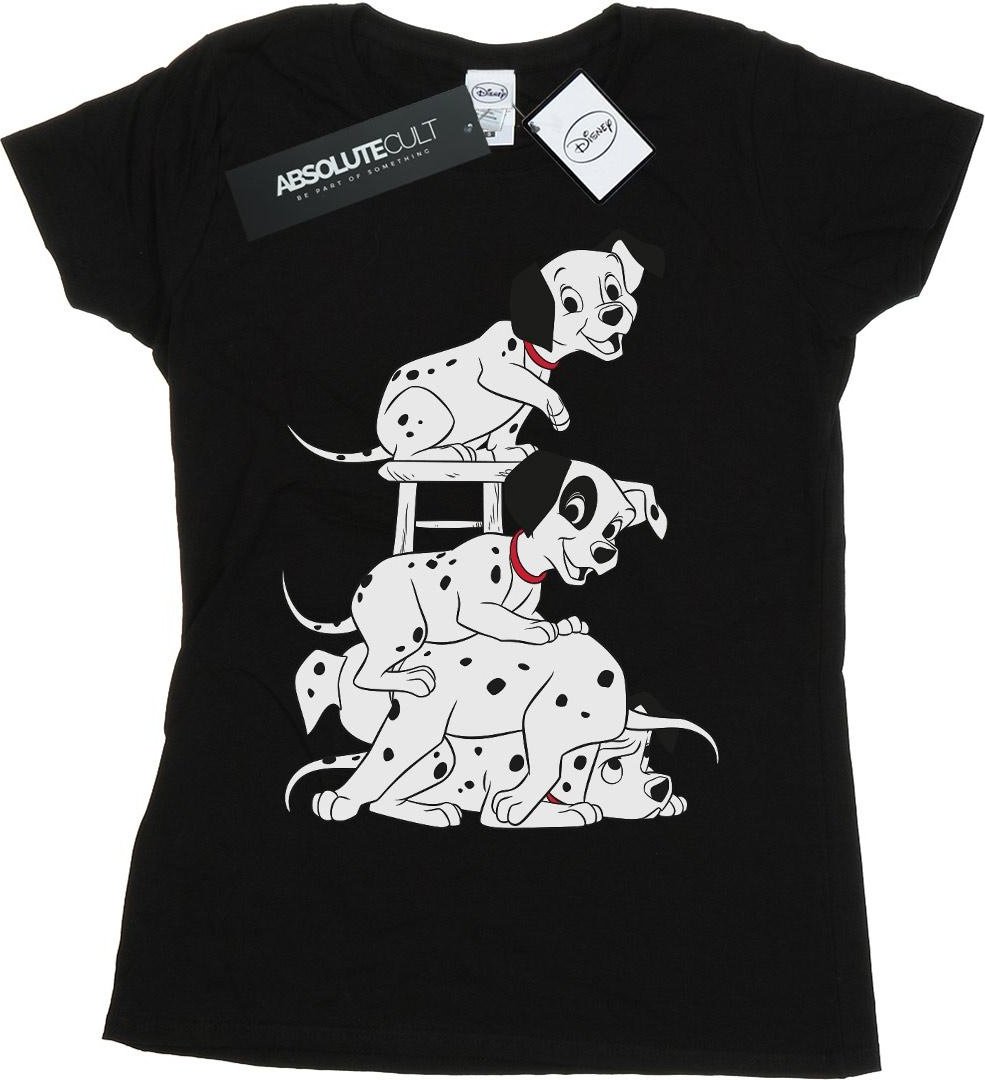 Disney - "101 Dalmatians Chair" T-Shirt für Damen (Schwarz)