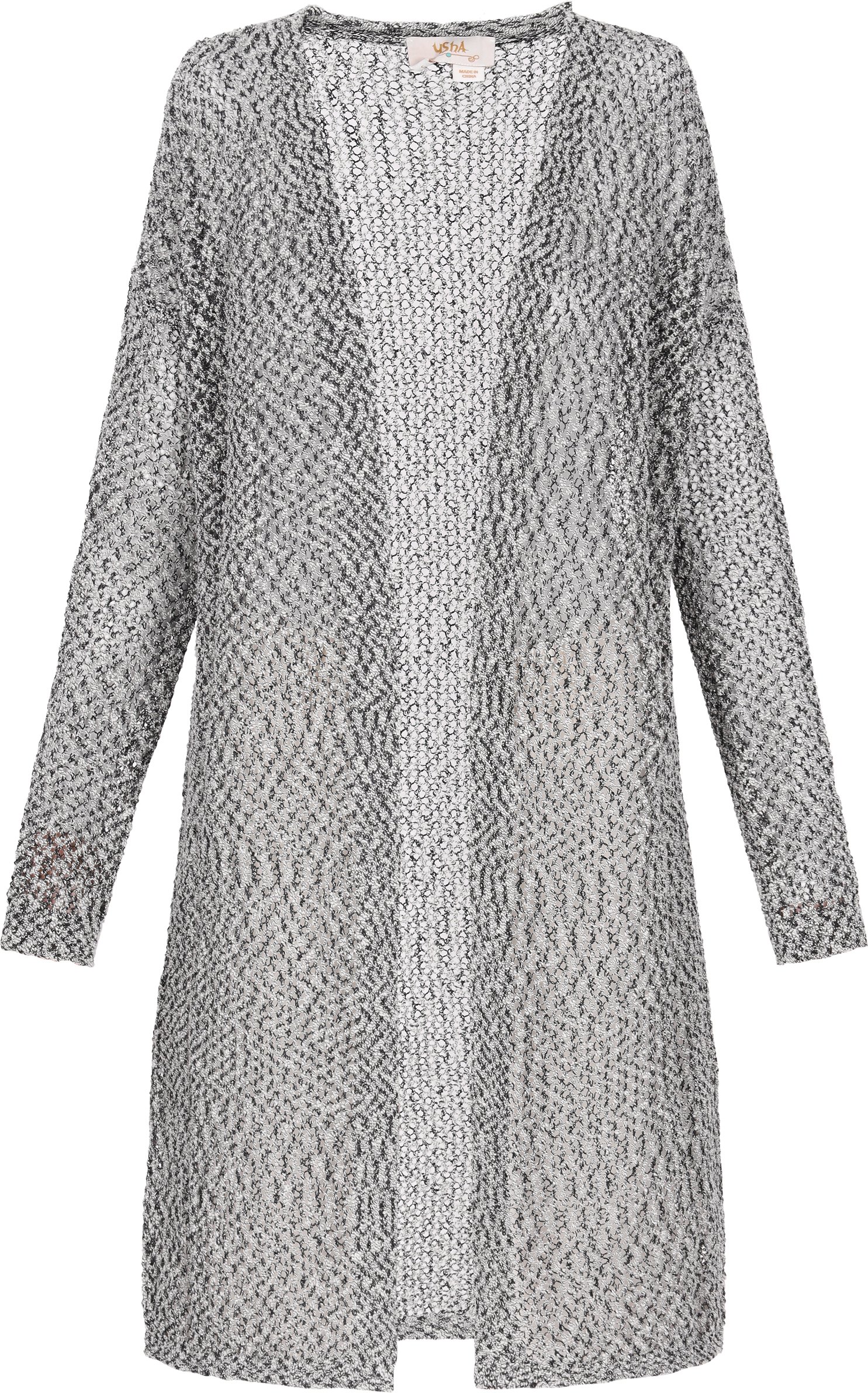 usha Strickjacke Frauen schwarz mehrfarbig