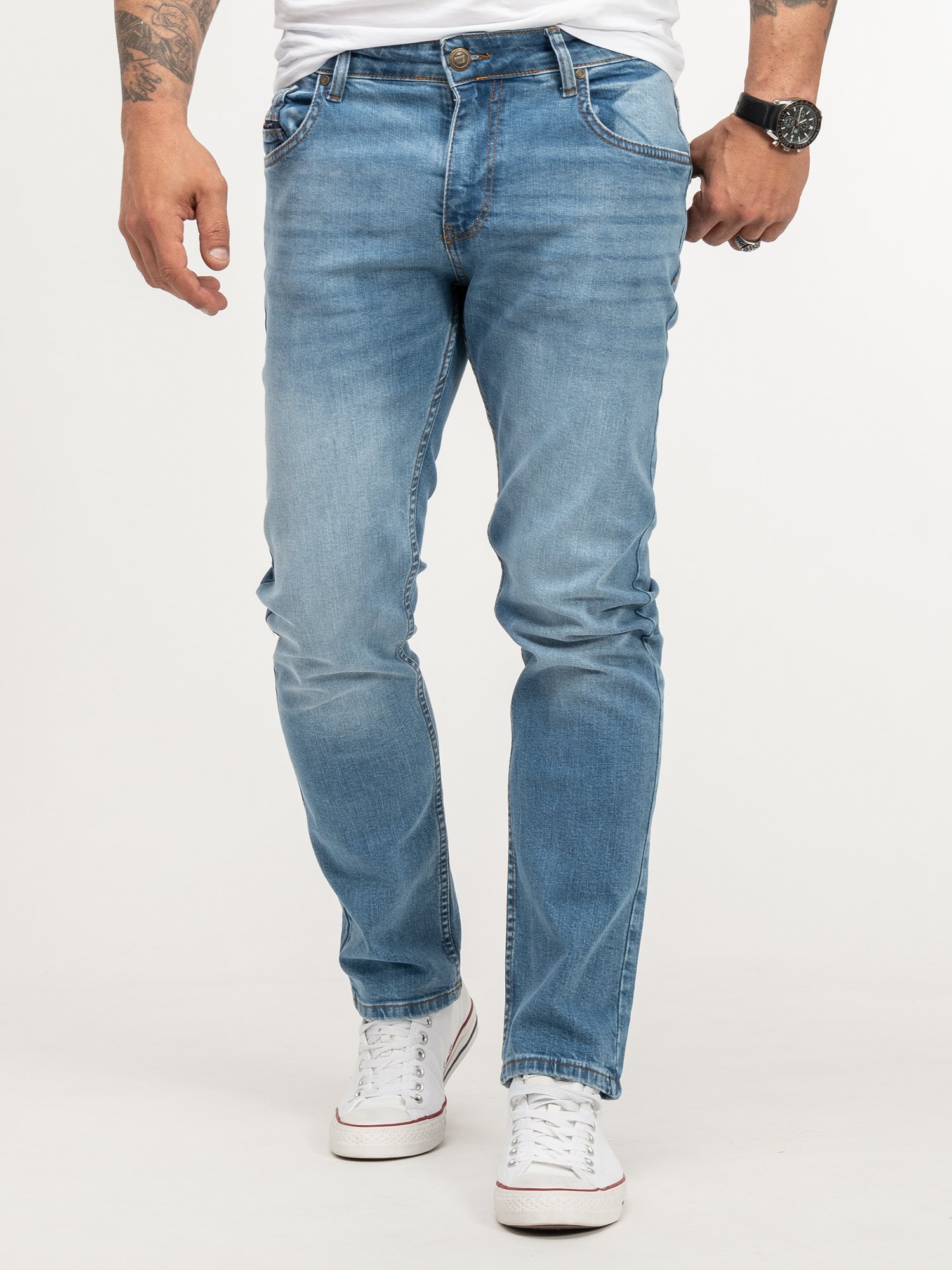 Thumbnail - Lorenzo Loren Jeans Blau