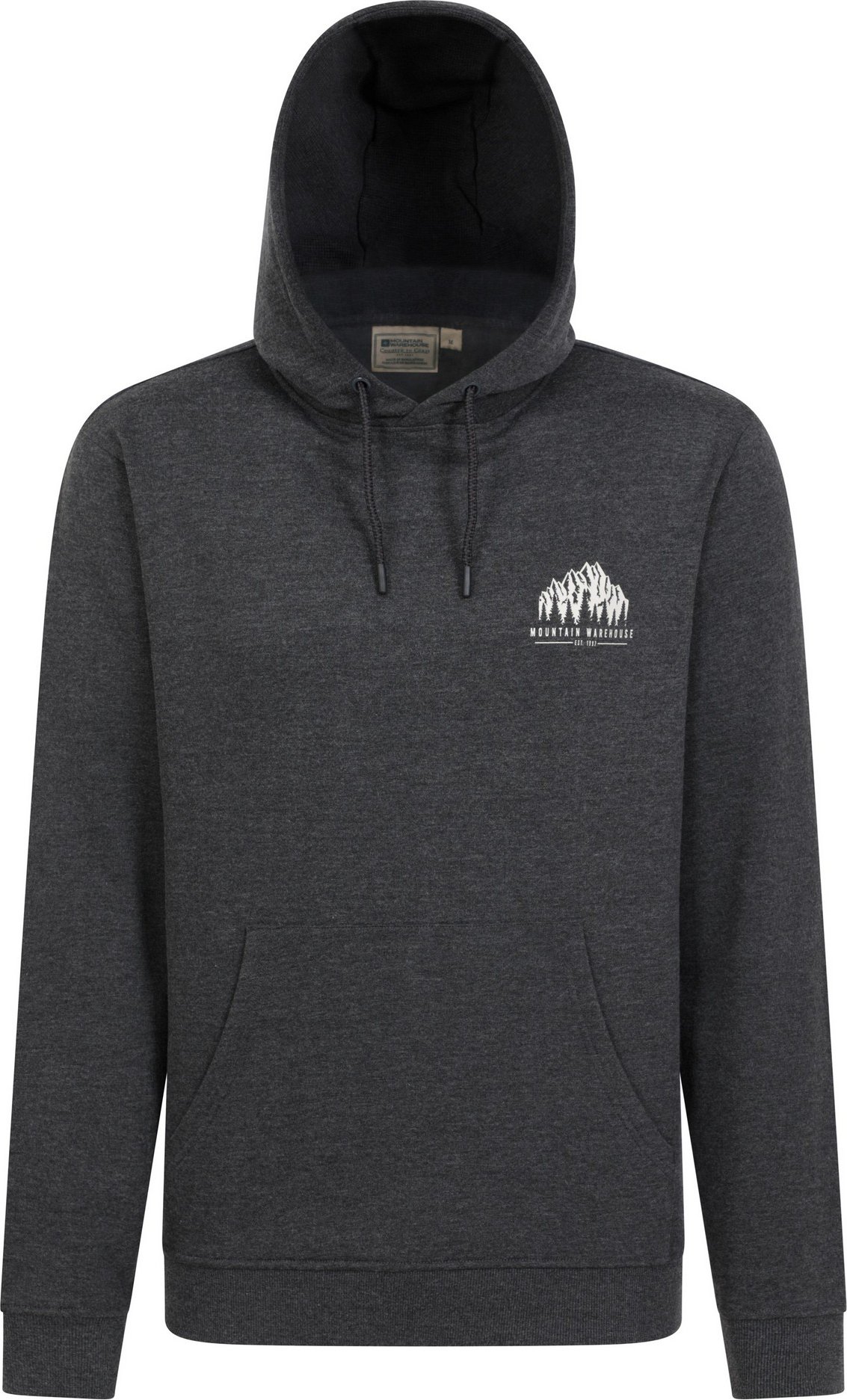 Mountain Warehouse - "Adventure" Kapuze mit Kordelzug für Herren (Holzkohle)