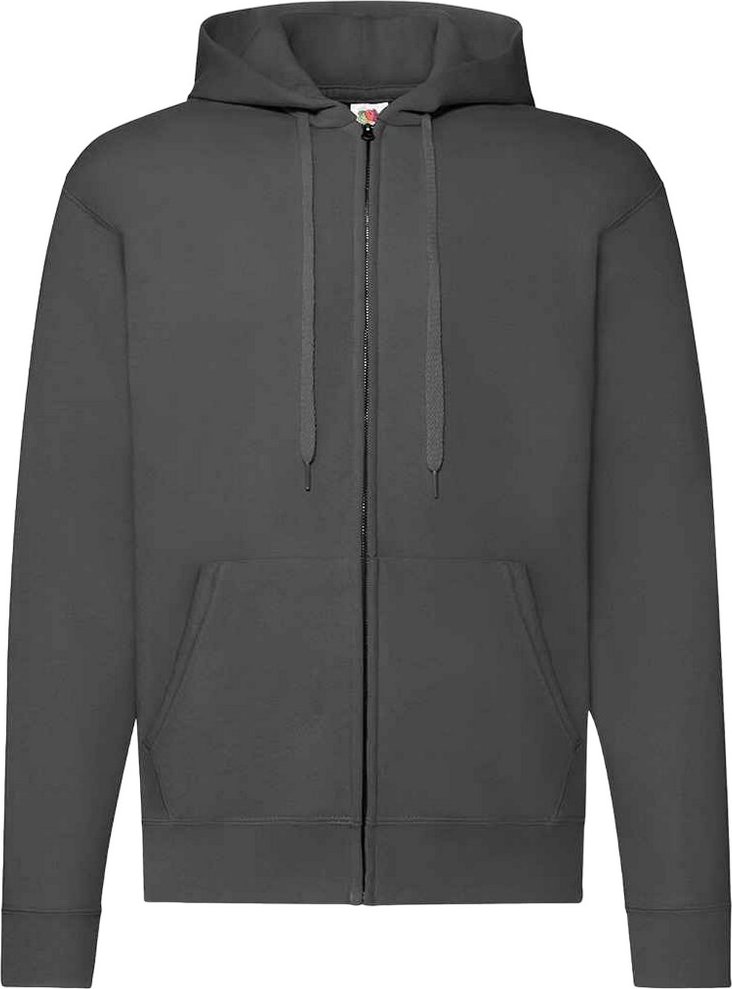 Fruit of the Loom - "Classic" Hoodie mit durchgehendem Reißverschluss für Herren/Damen Unisex (Hellgrau)