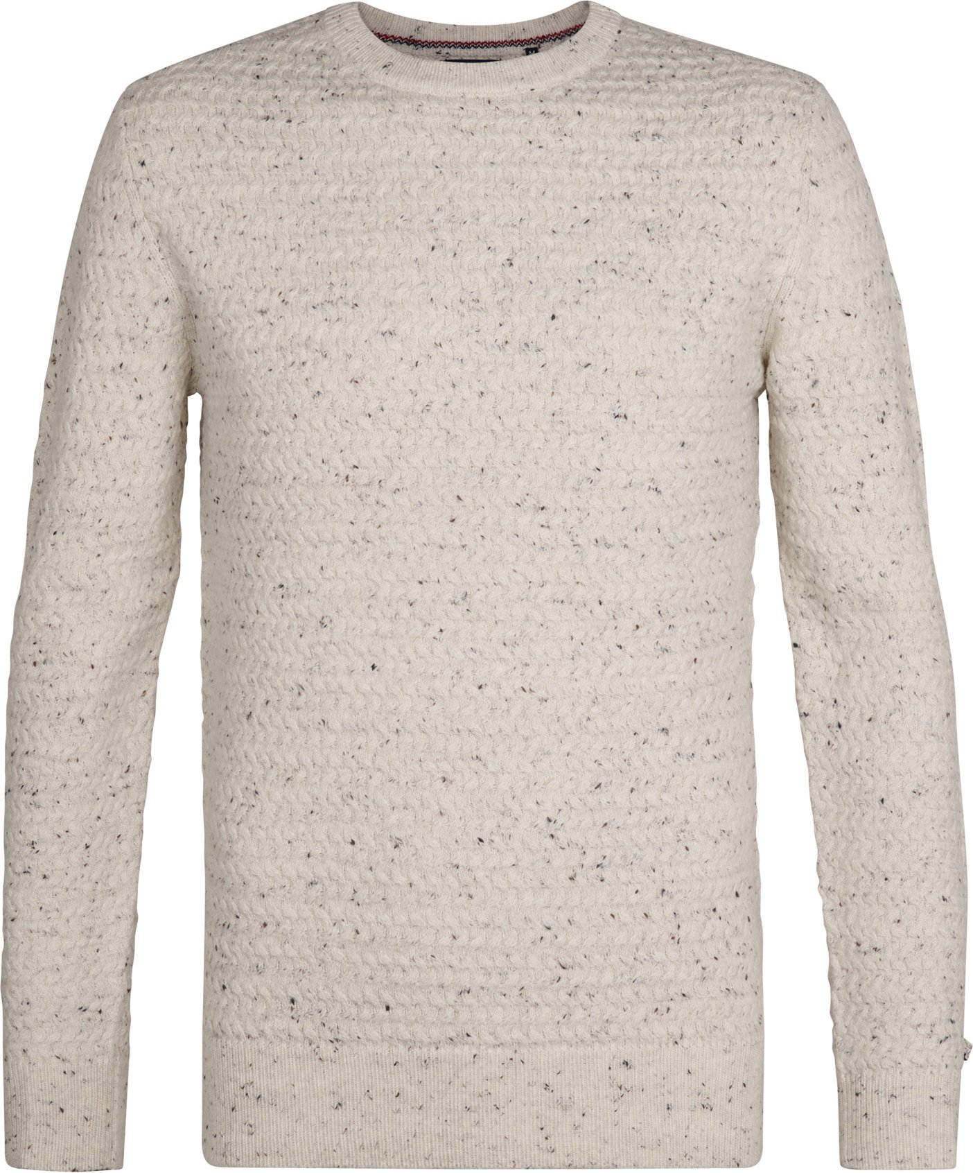 Petrol Industries - Pullover mit Zopfmuster Madison Herren - Weiß