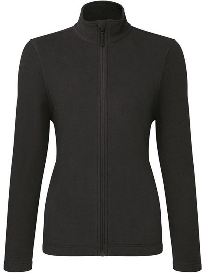 Premier Womens/Ladies Recyclight Full Zip Fleece Jacket (Schwarz)