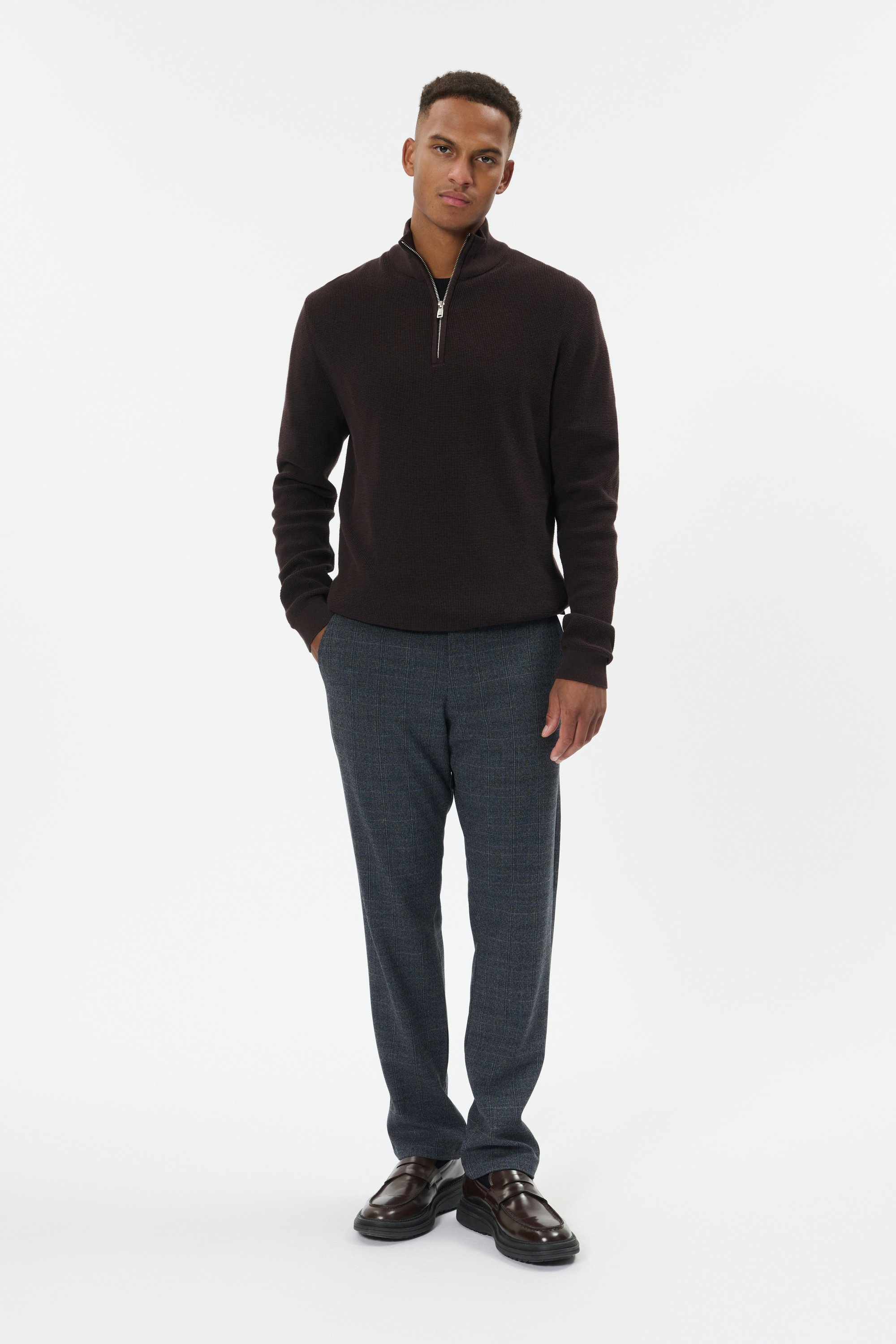 Casual Hose MAPristu Casual Hose Gerade Passform navy