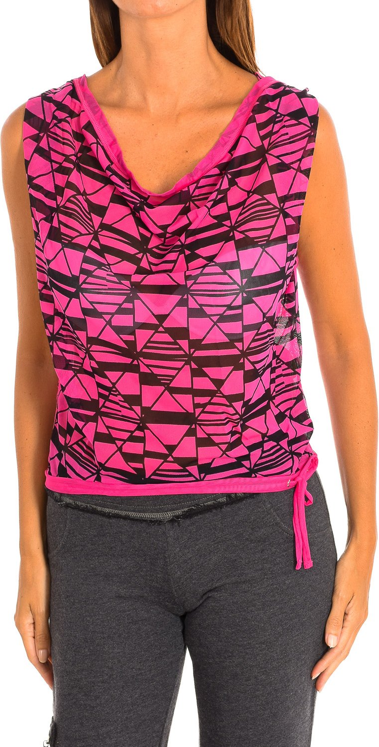 Damen Kurzarm-Mesh-Sport-T-Shirt Z1T00669