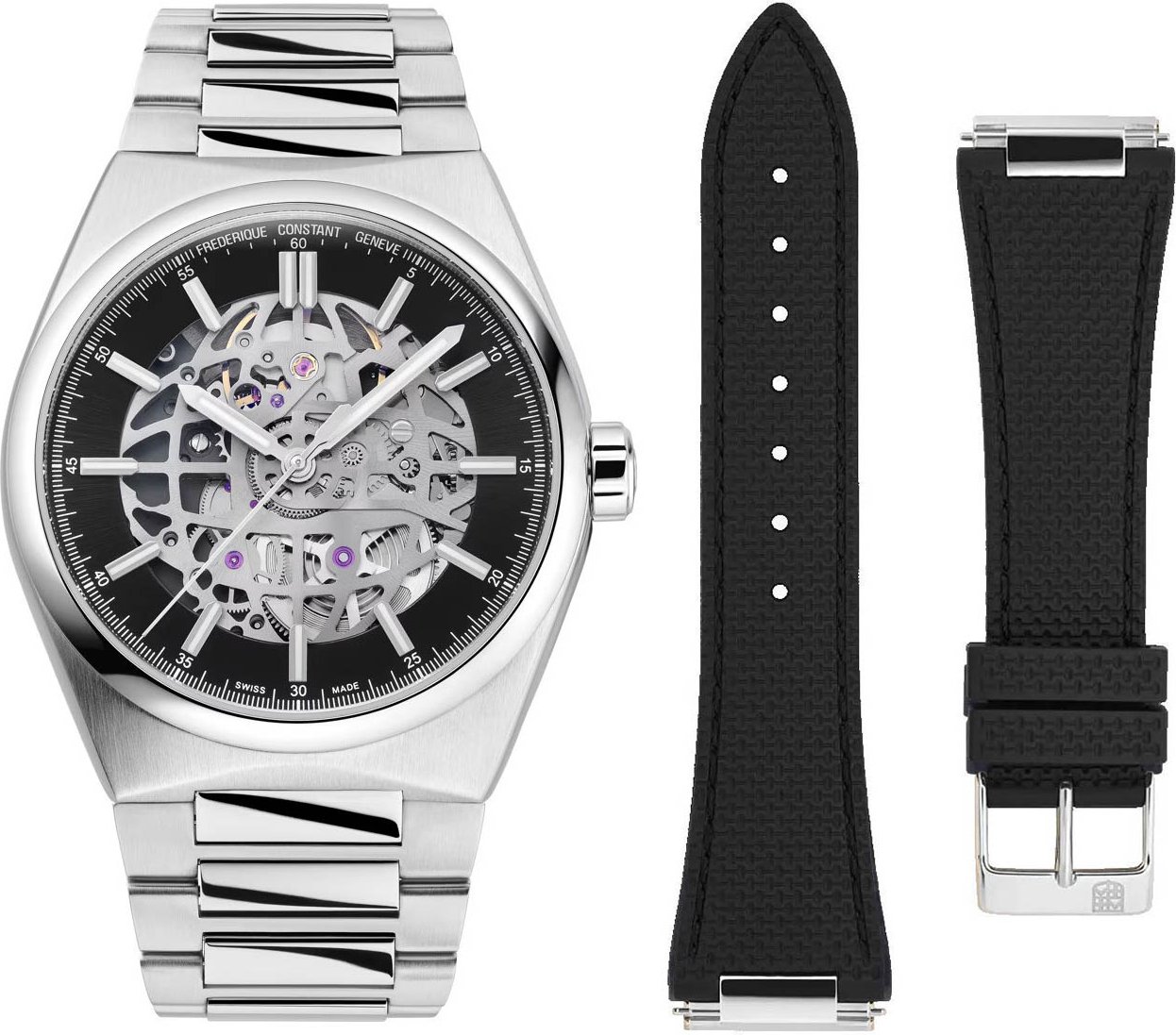 Frédérique Constant Highlife Skeleton Herren Silber Uhr FC-310BSKT3NH6B