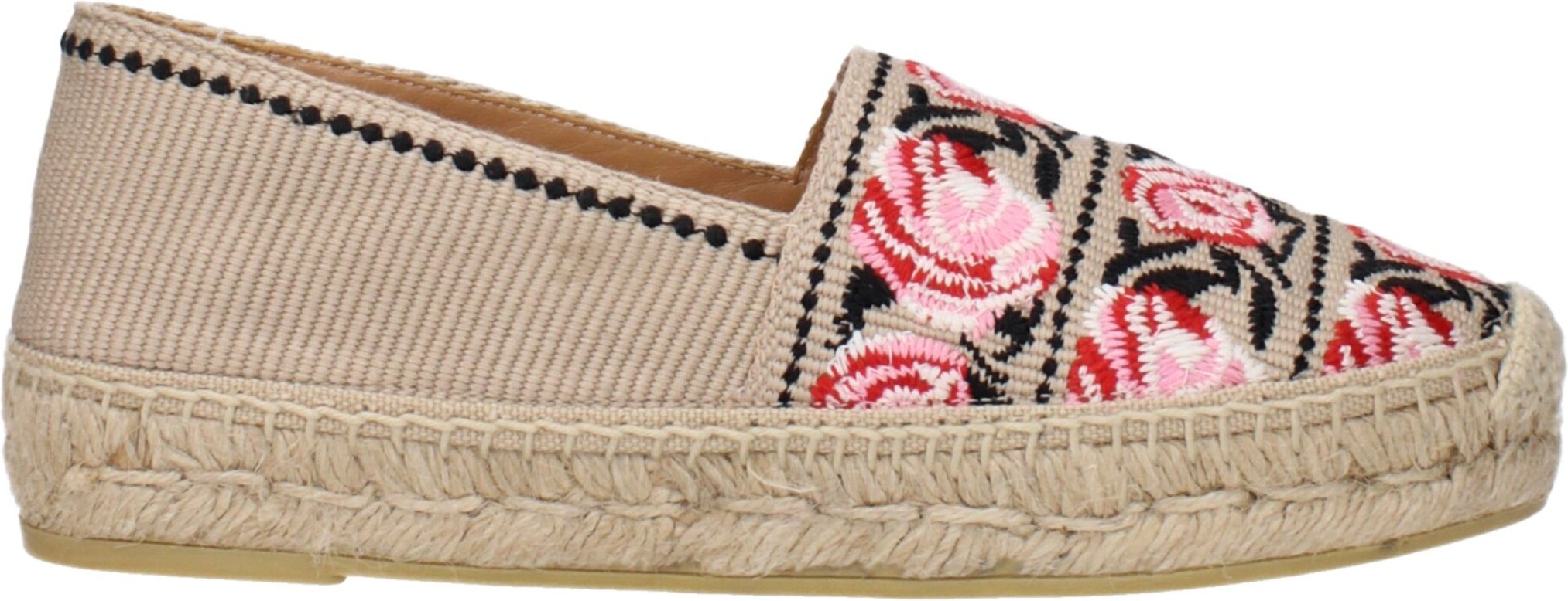 Blumenbestickte Espadrilles