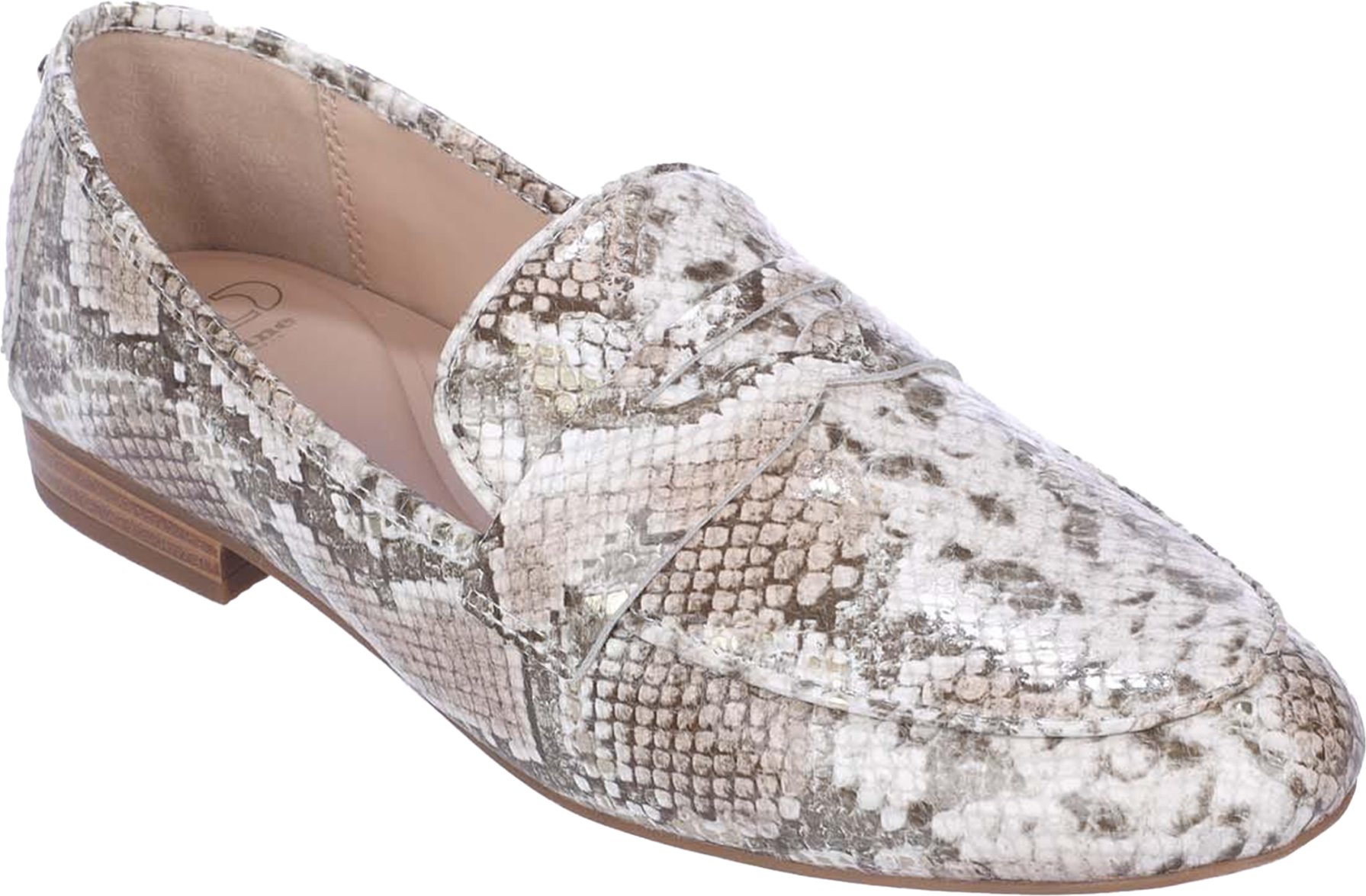 Thumbnail - Dune London - Damen Halbschuhe "Georgiee", Leder (Metallic)