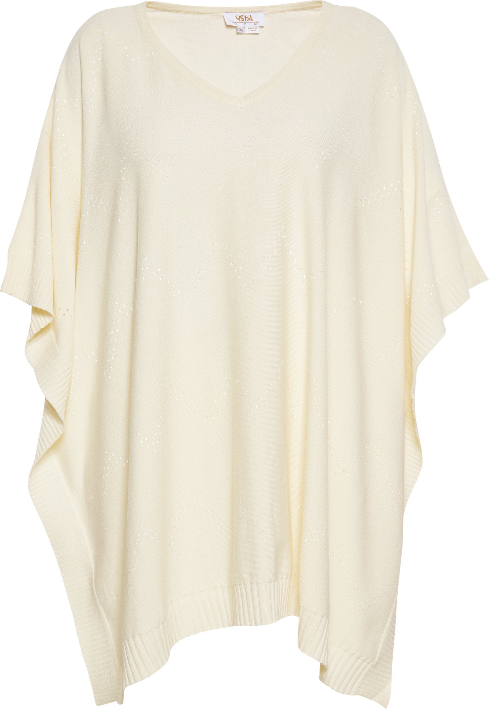 usha Poncho Damen Creme