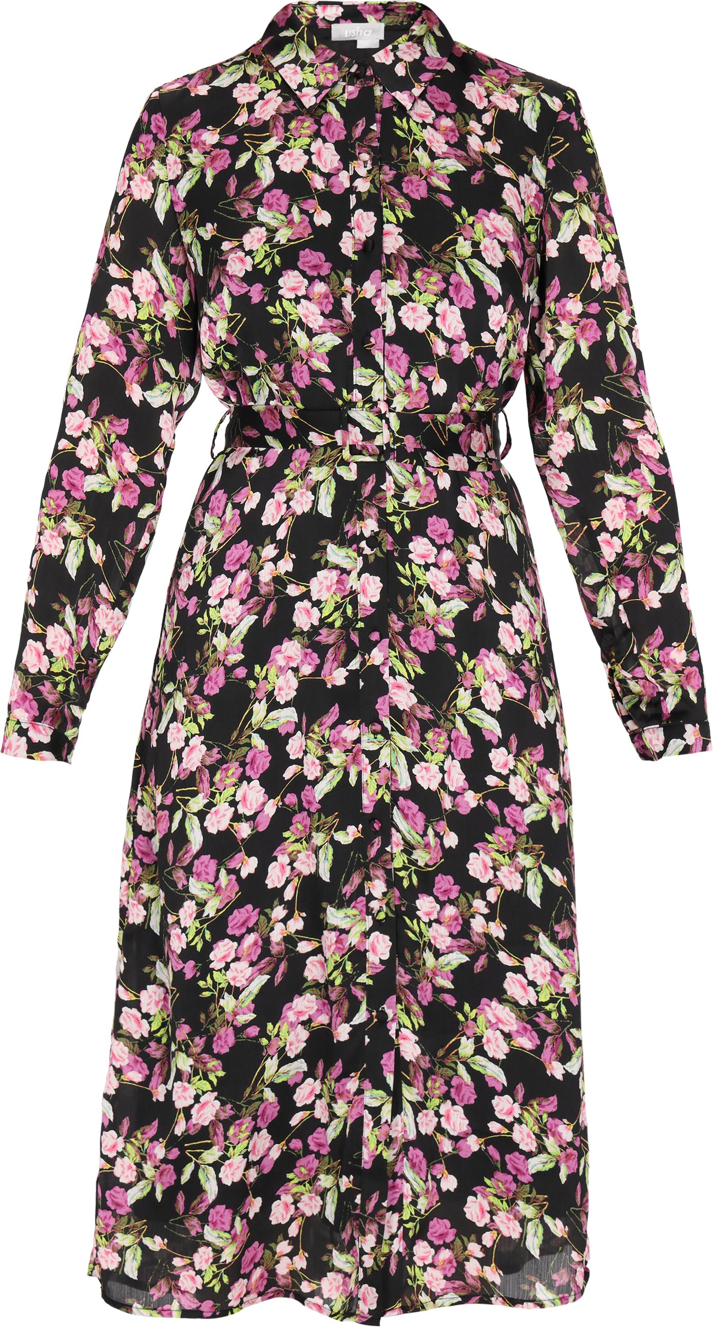 usha Kleid Frauen schwarz mehrfarbig