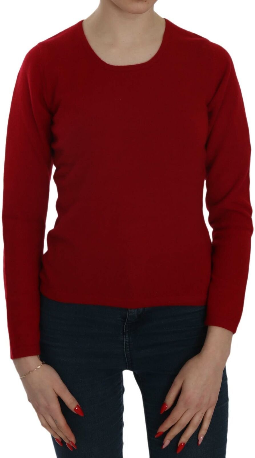 Kaschmir Rundhals Langarmpullover