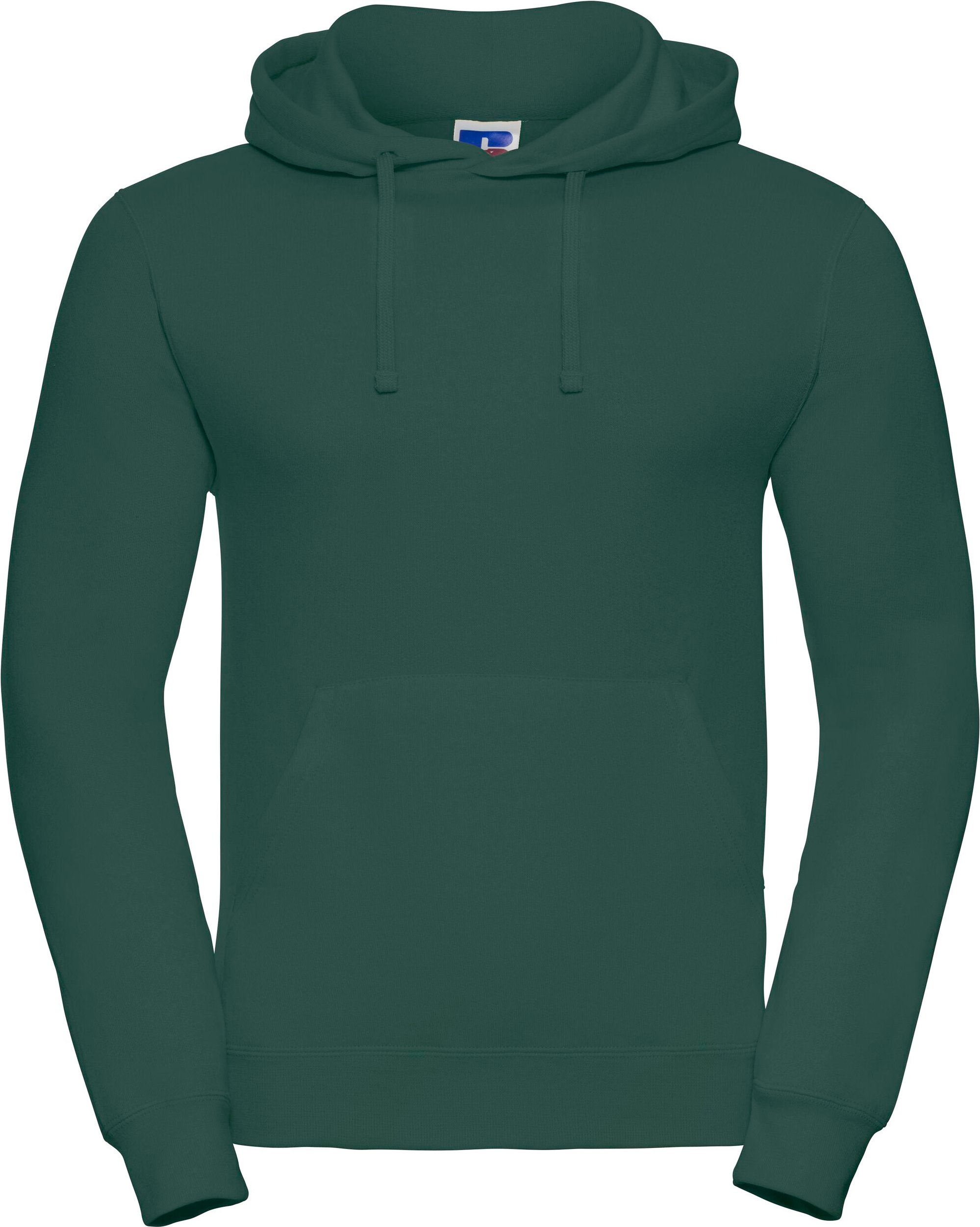 Russell Colour Herren Sweatshirt mit Kapuze (Flaschengrün)
