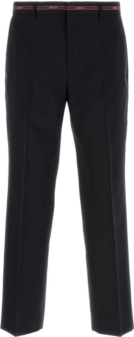 Mitternachtsblaue Wollhose