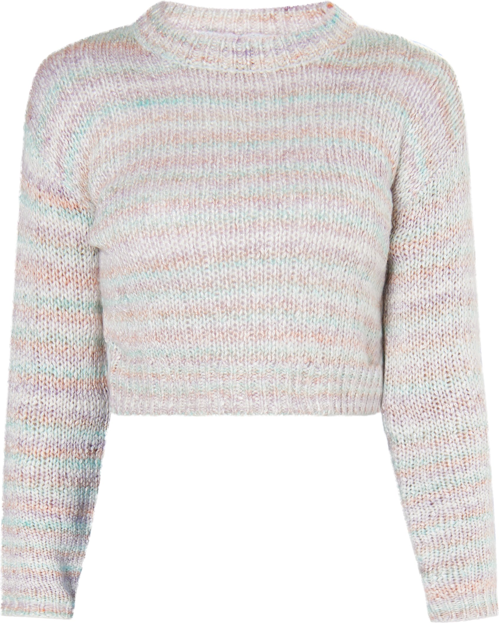 Mymo Strickpullover Damen WEICHES REGENBOGEN MEHRFARBIG