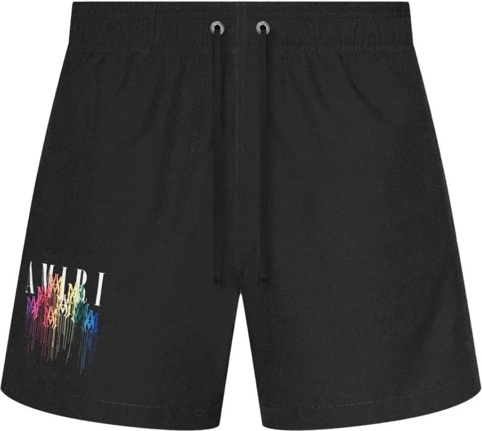 Amiri - Schwarze Badehose mit MA-Tropfenlogo