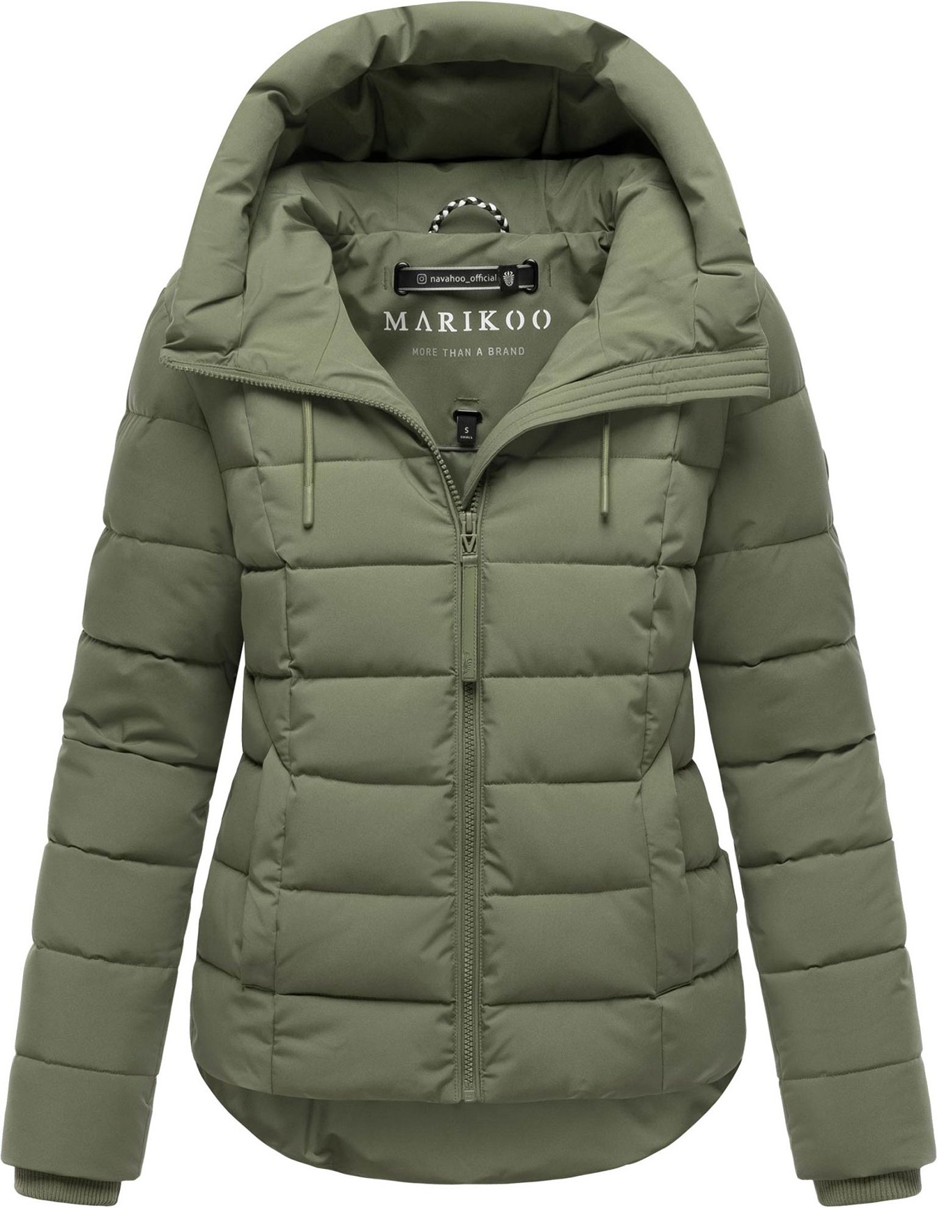 Marikoo Damen Steppjacke Tayenaa mit Kapuze & warmem Fleecefutter