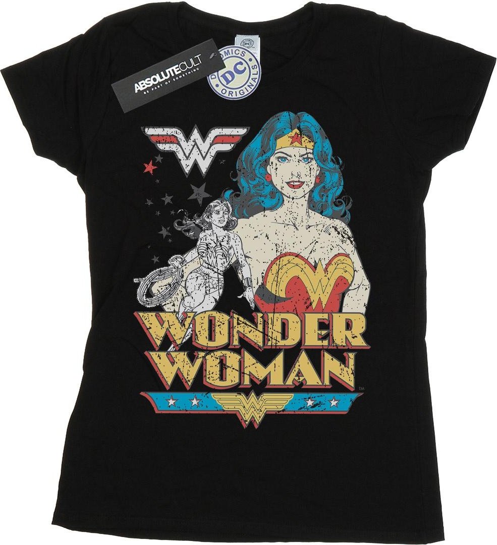 DC Comics - T-Shirt für Damen (Schwarz)
