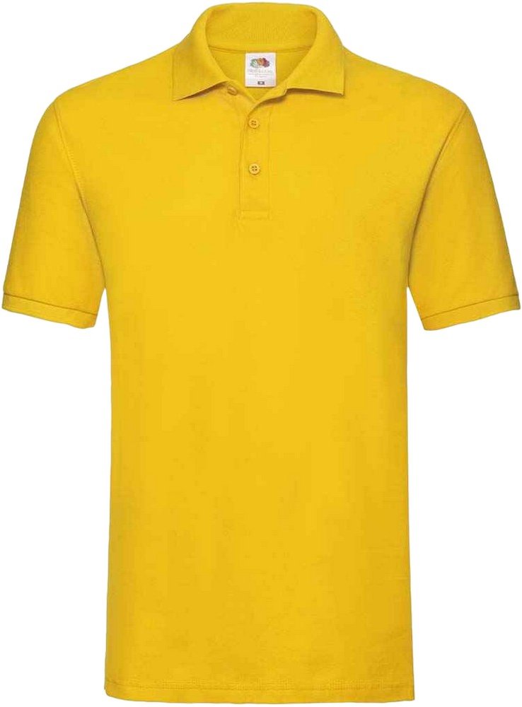 Fruit of the Loom Herren Premium Baumwolle Pique Polo Shirt (Sonnenblume)