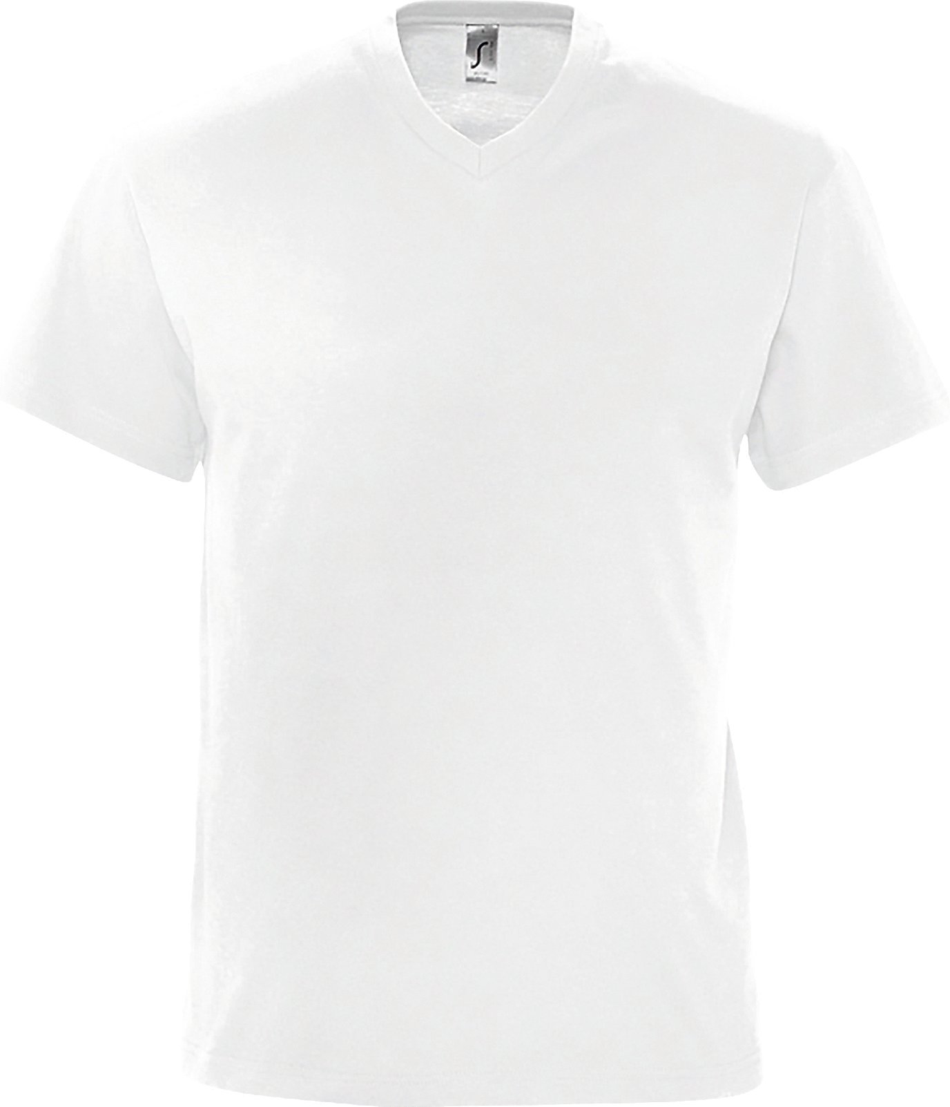 SOLS Herren Victory T-Shirt, V-Ausschnitt, Kurzarm (Weiß)