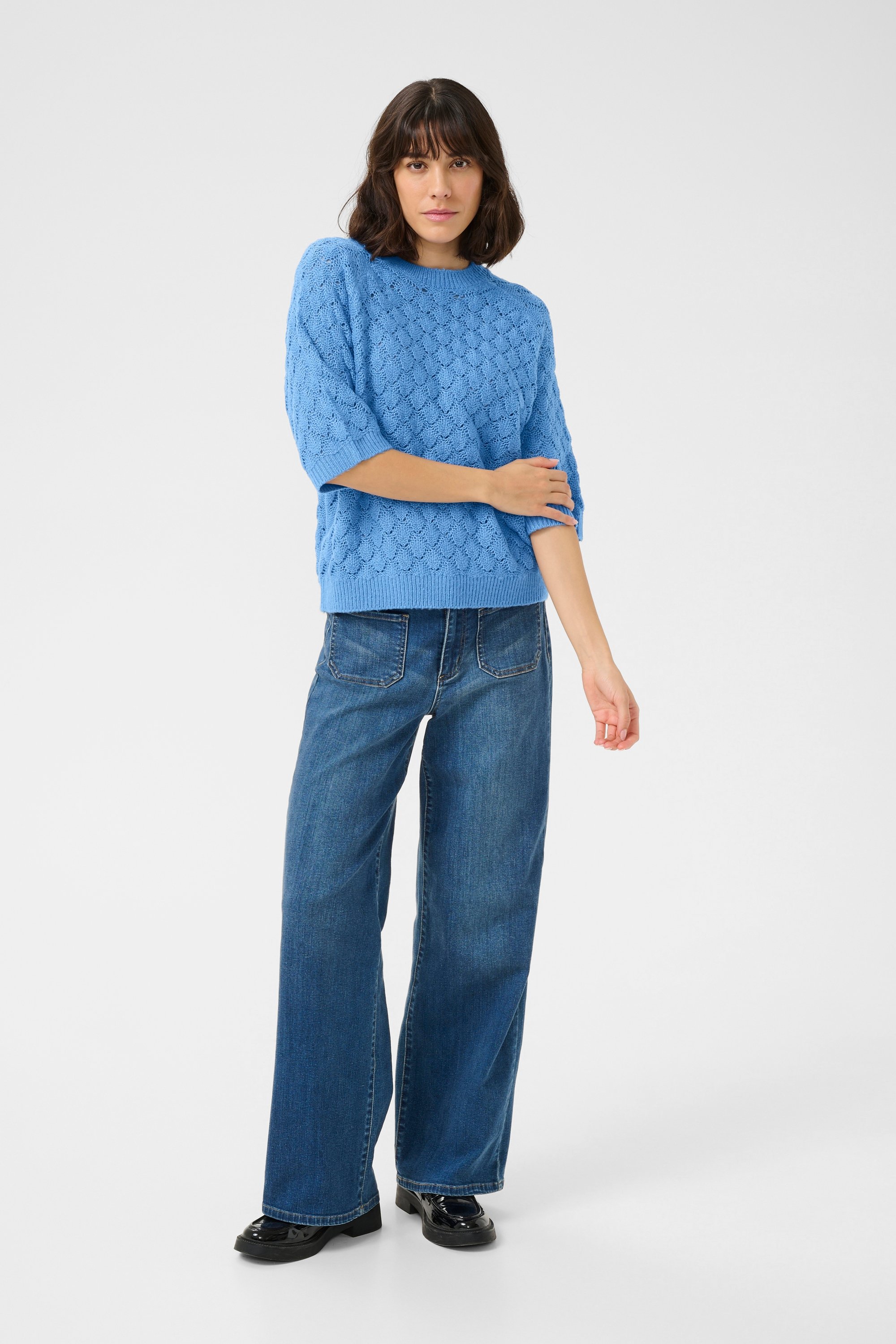 Strickpullover Loose fit blue