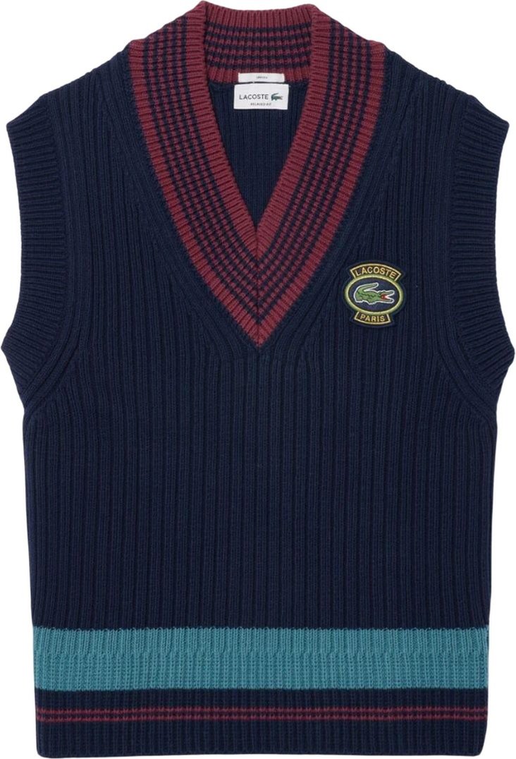 Lacoste - Pullover Top für Damen, Dicke Baumwolle, Tennis (Marine)